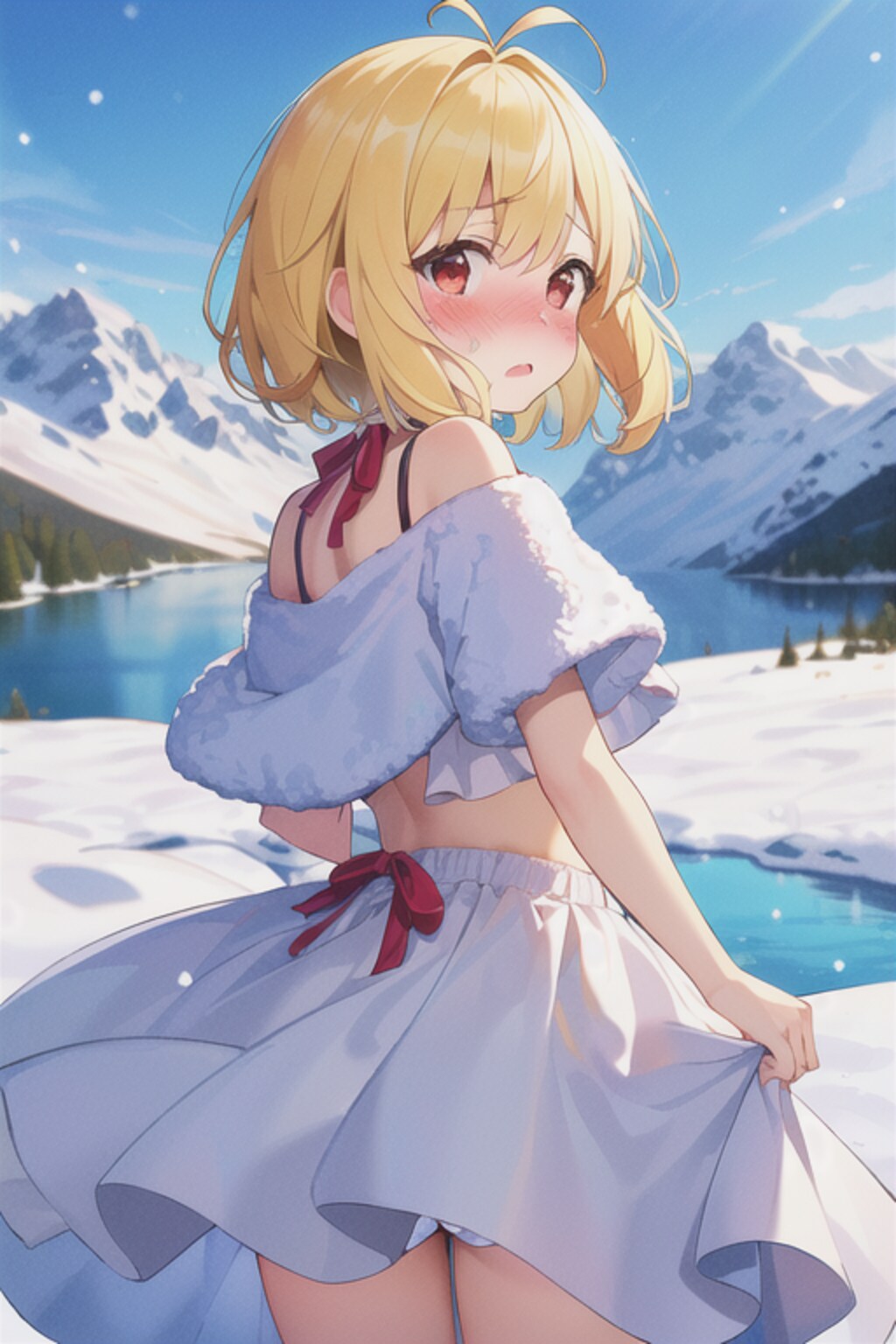 恥ずかしいんじゃないんだよ、寒いんだよ〜