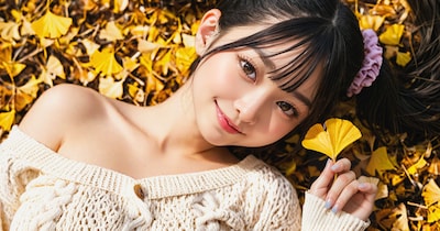 251001P【9枚】秋のケーブルニットミニワンピの陽菜々