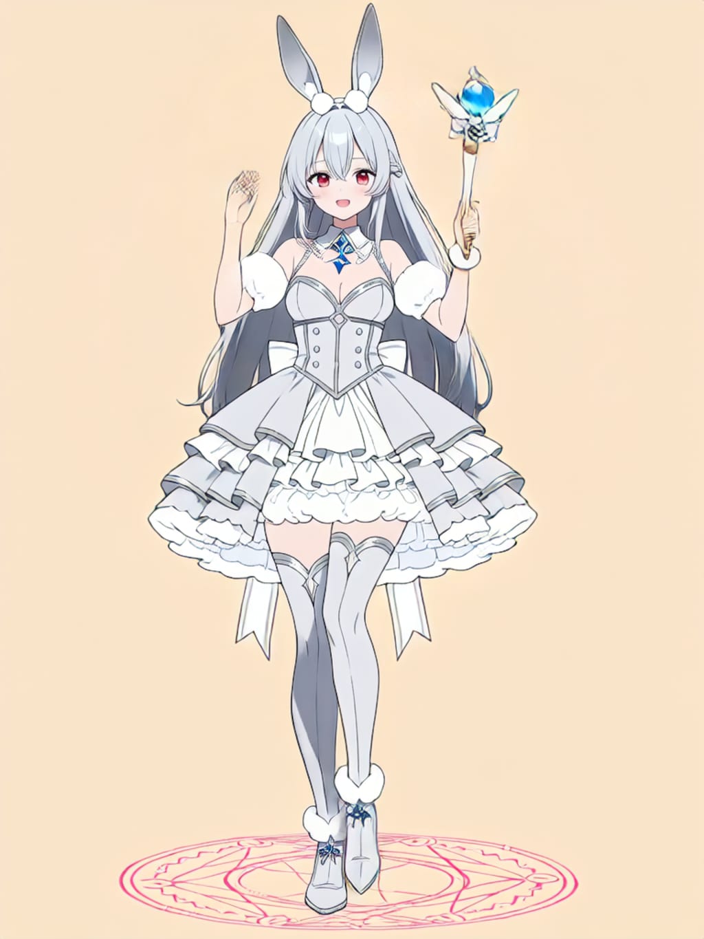 変身！魔法少女 みみちゃん【パラパライラスト】