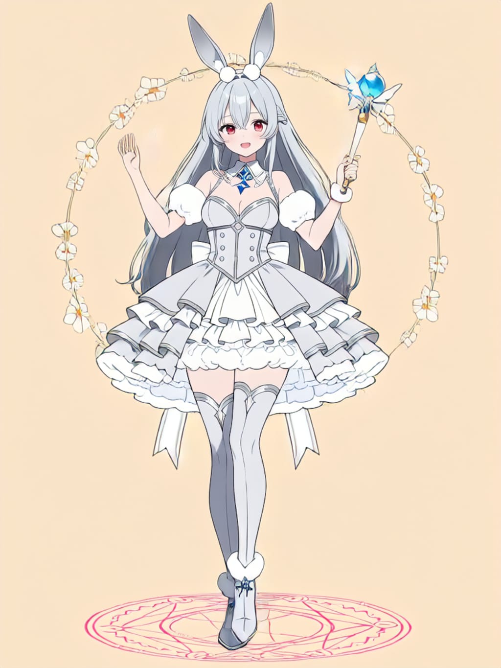 変身！魔法少女 みみちゃん【パラパライラスト】