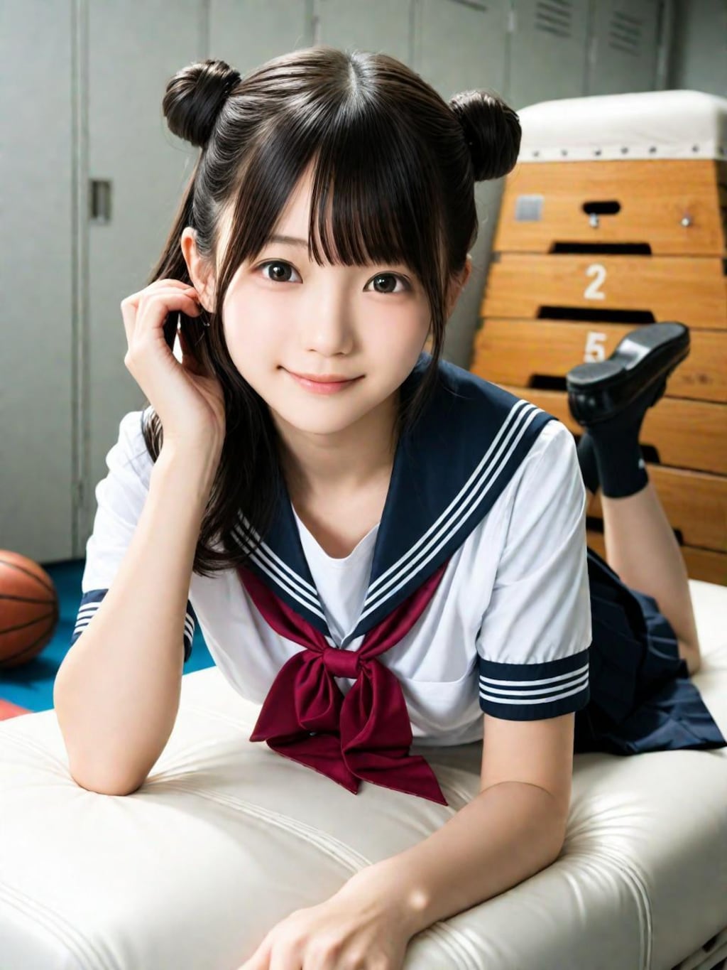 セーラー服　体育館倉庫　０１