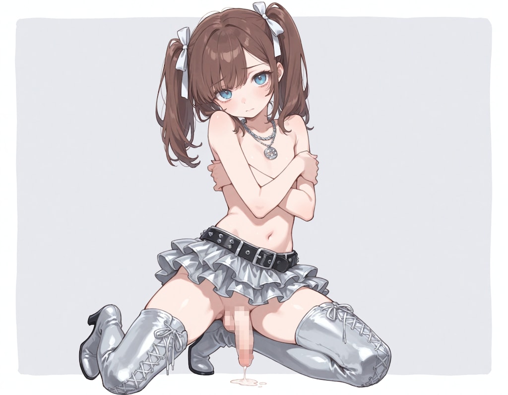 【別Ver.】パンクファッション男の娘3 メガネ無しver.