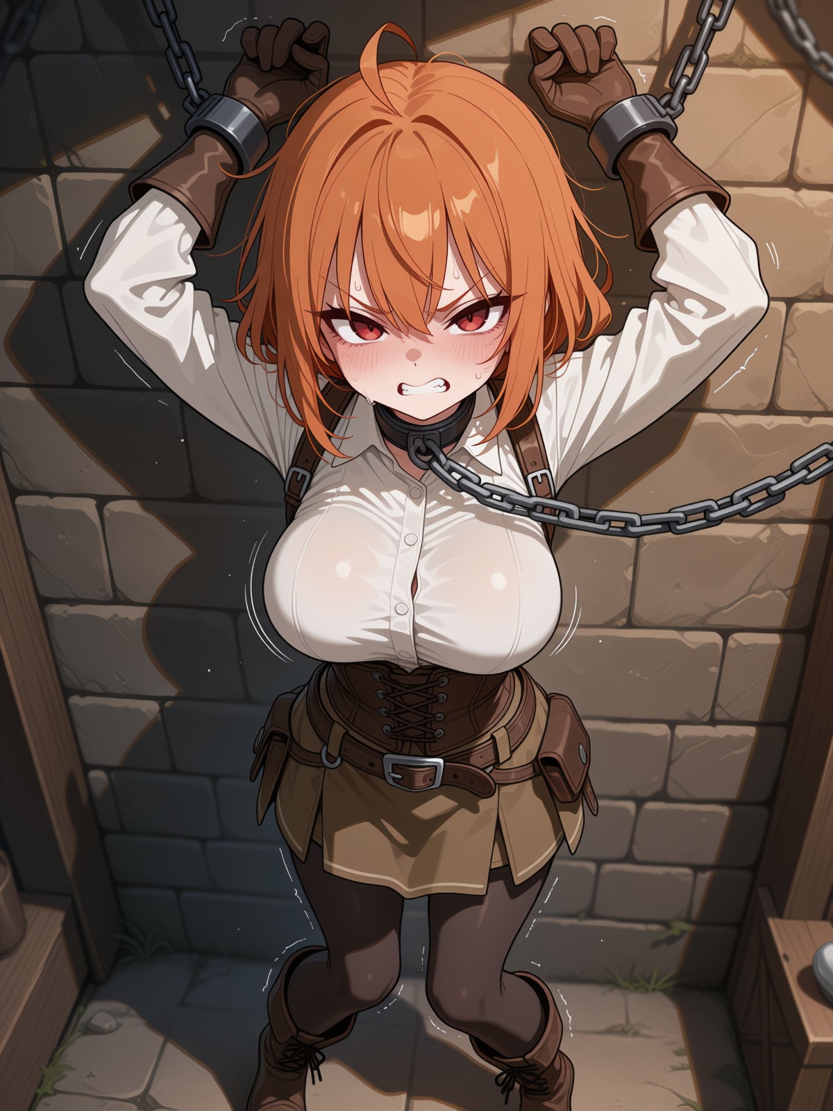 お転婆お嬢をオークがわからせ！