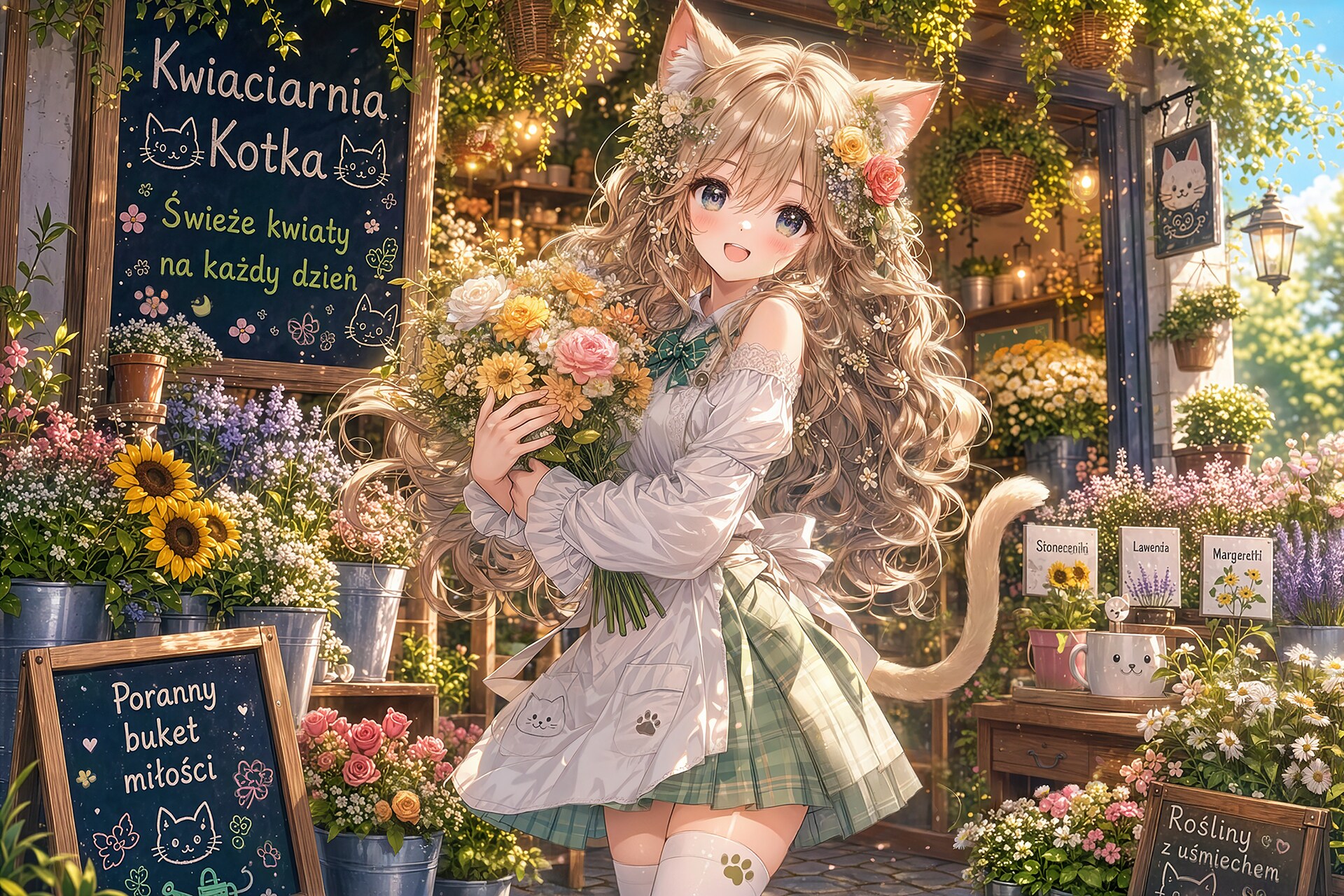 ネコ耳の花屋さん
