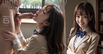 40枚)喉奥の補習授業♡制服女子