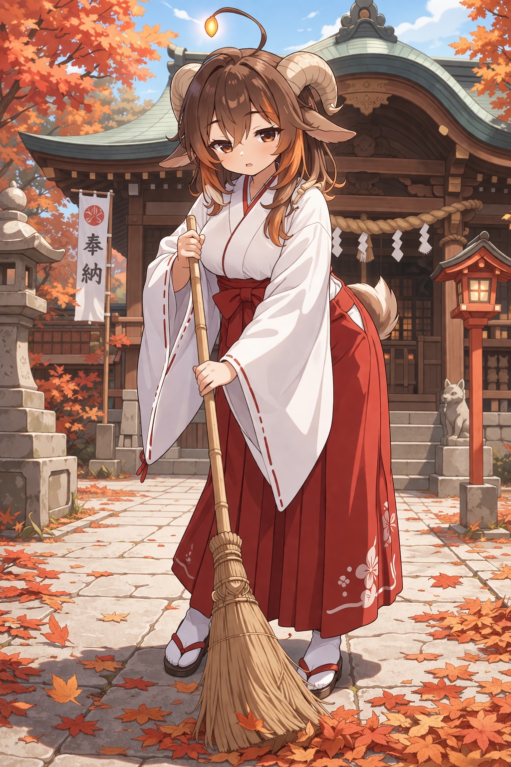 アルバイト中の魔獣ちゃん＋ぼっつ