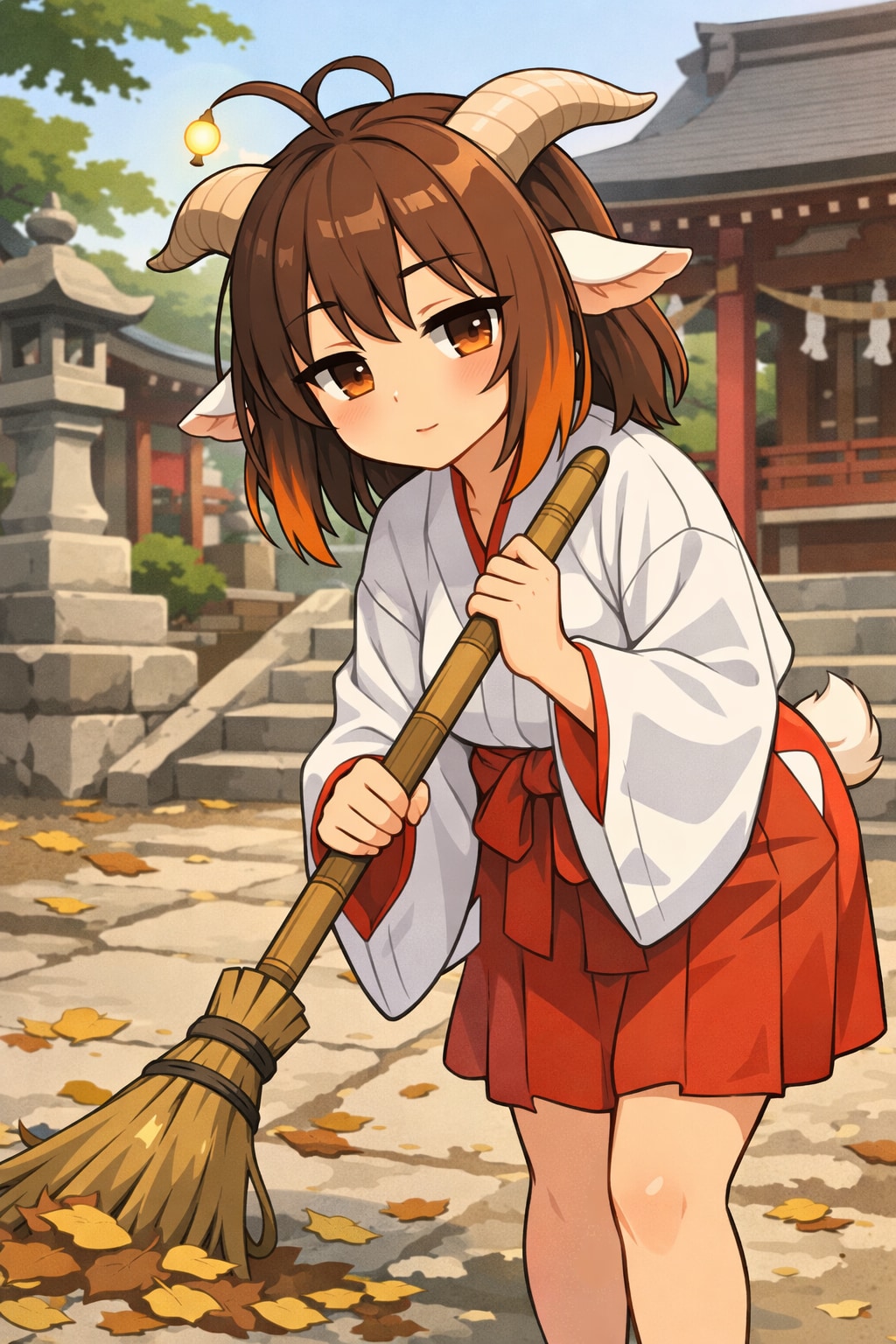 アルバイト中の魔獣ちゃん＋ぼっつ