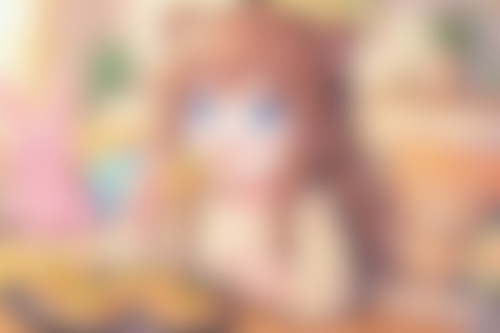餅ピザを食べる小さな女の子