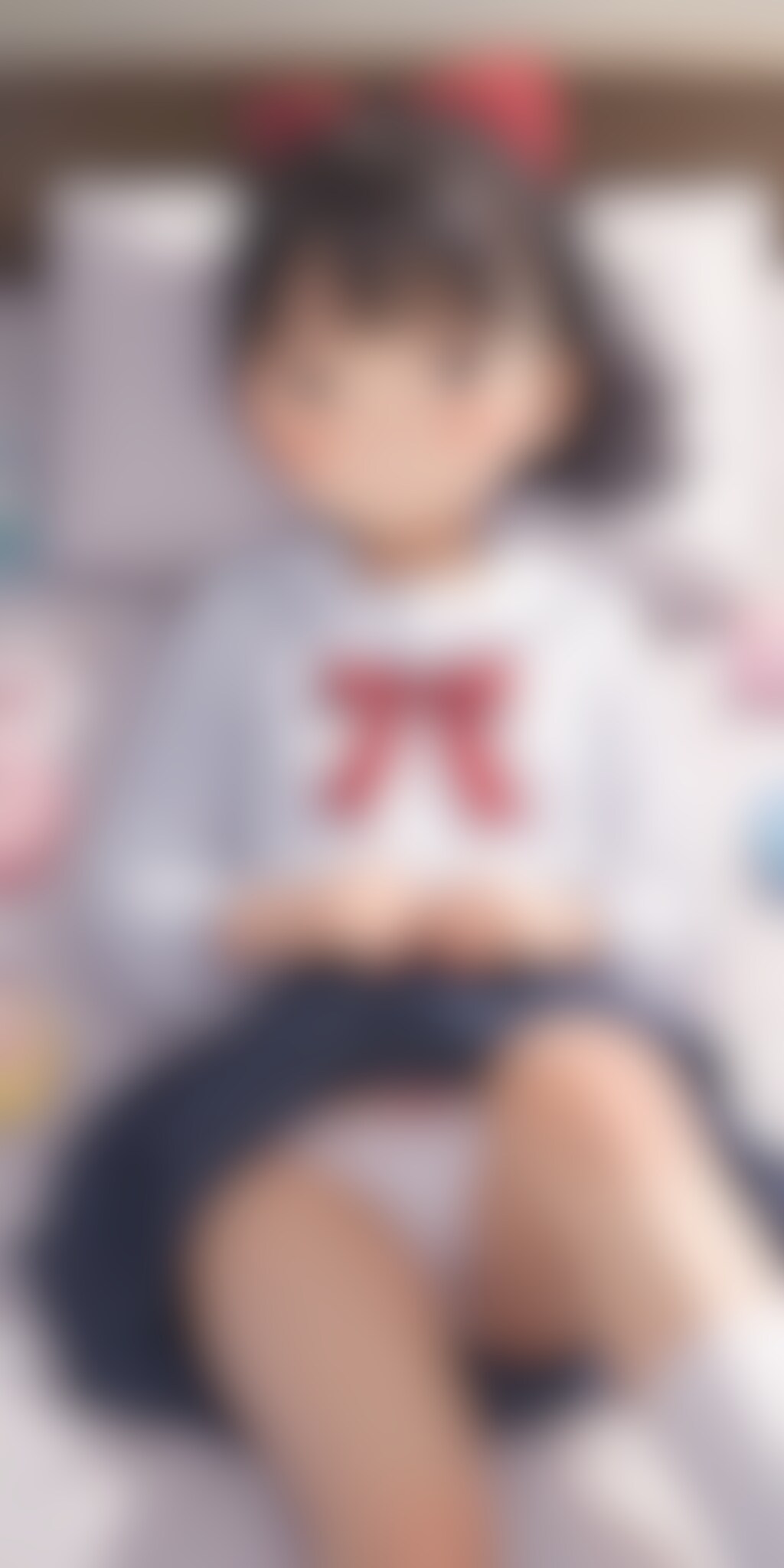 セーラー服〇リJ〇ちゃんたちが横たわりパンツ見せ（前後）【12枚】
