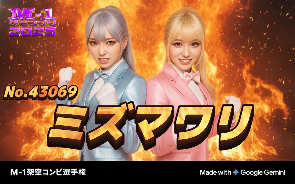 【架空】もしもAIみずまわりんがM-1グランプリに出場したら