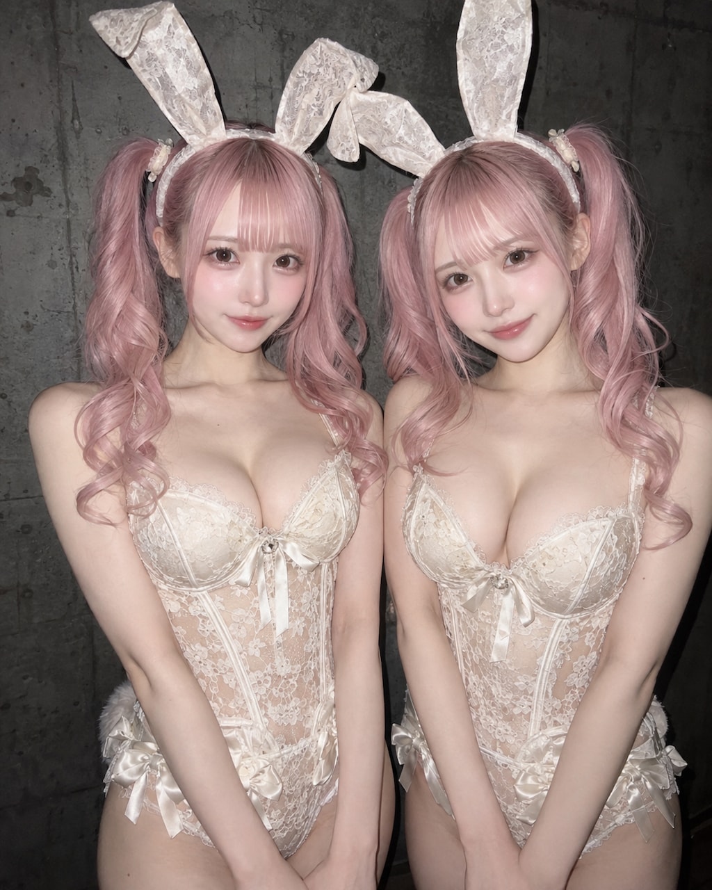 可愛いピンク髪のバニーアイドル🌸🐇