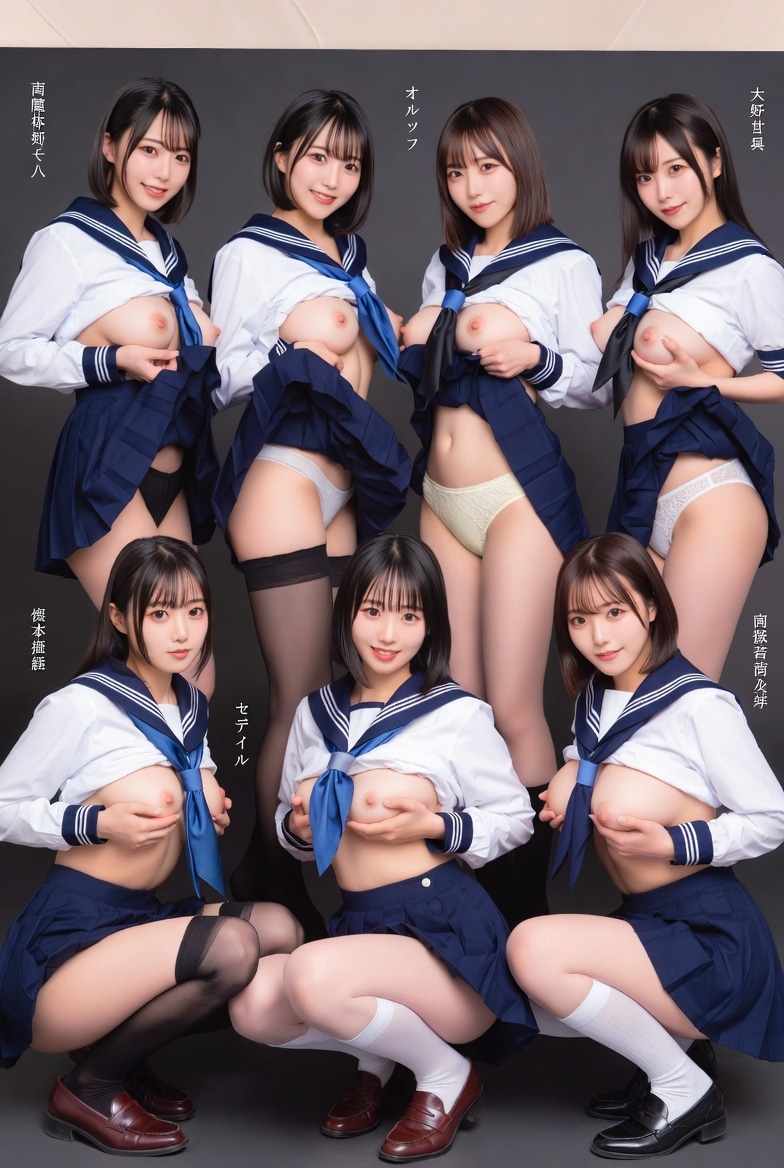 【Grokおまけ】31枚）卒業アルバム♡AbLaboオマージュ版