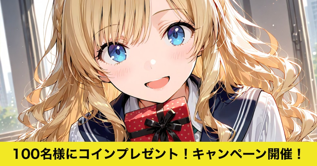 ✨500コイン✨プレゼントキャンペーン🎁開催中！