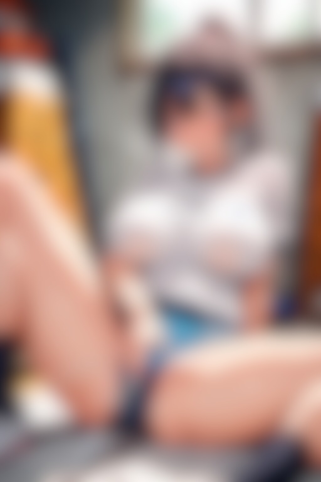 爆乳ブルマ少女が体育倉庫で慰めていた(1)