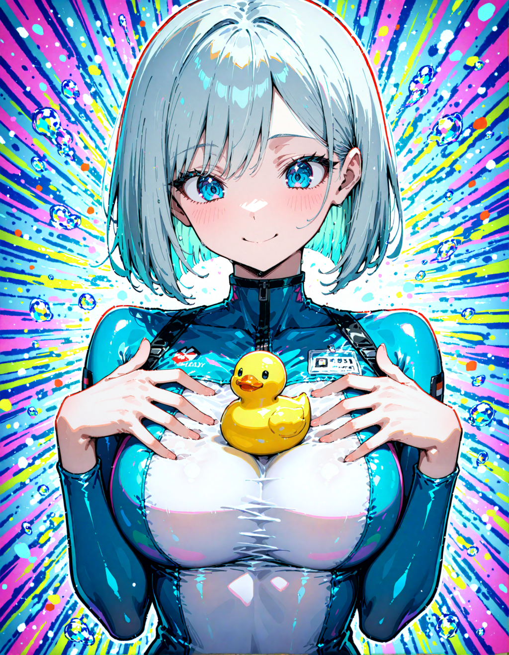 ラバースーツガール