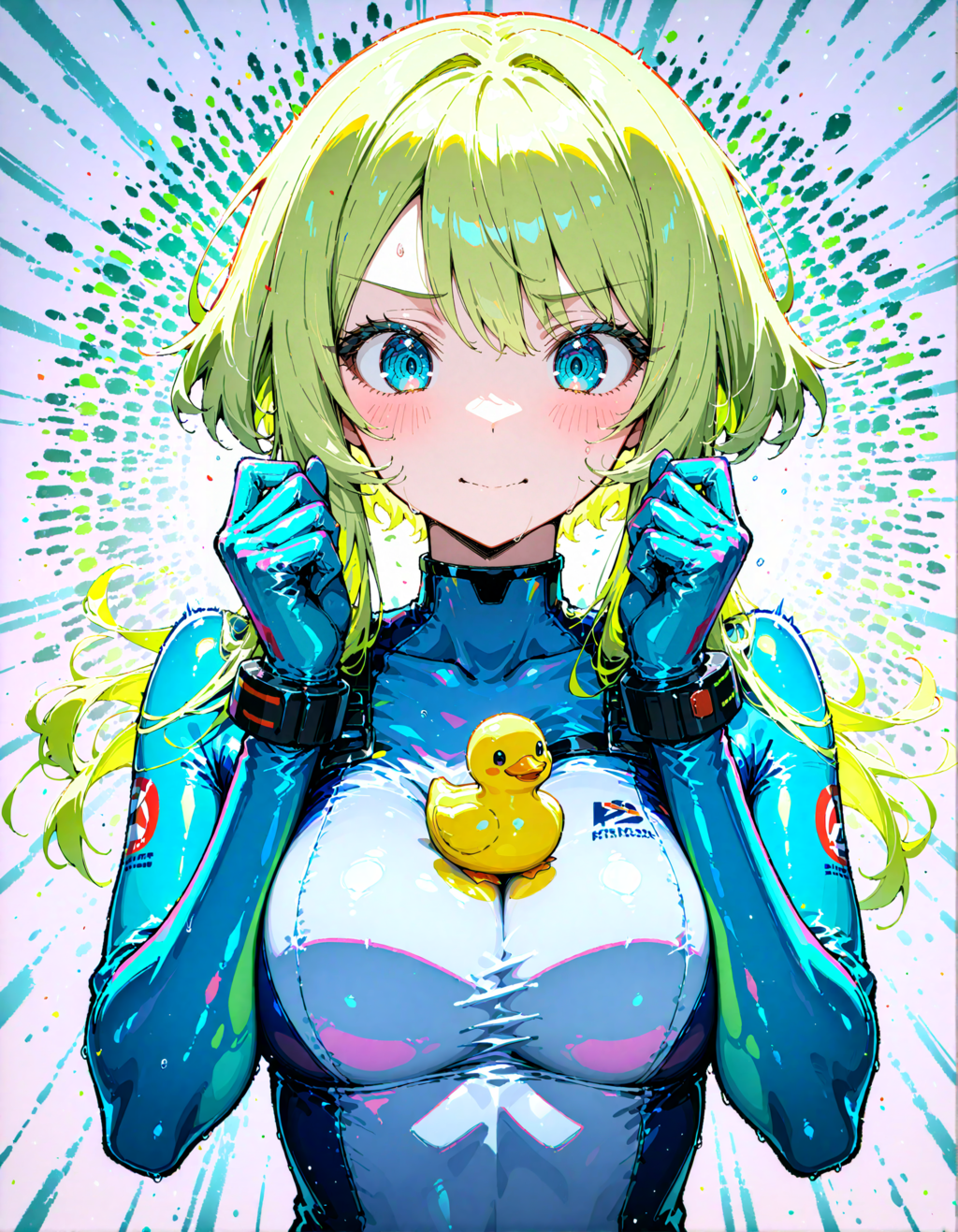 ラバースーツガール