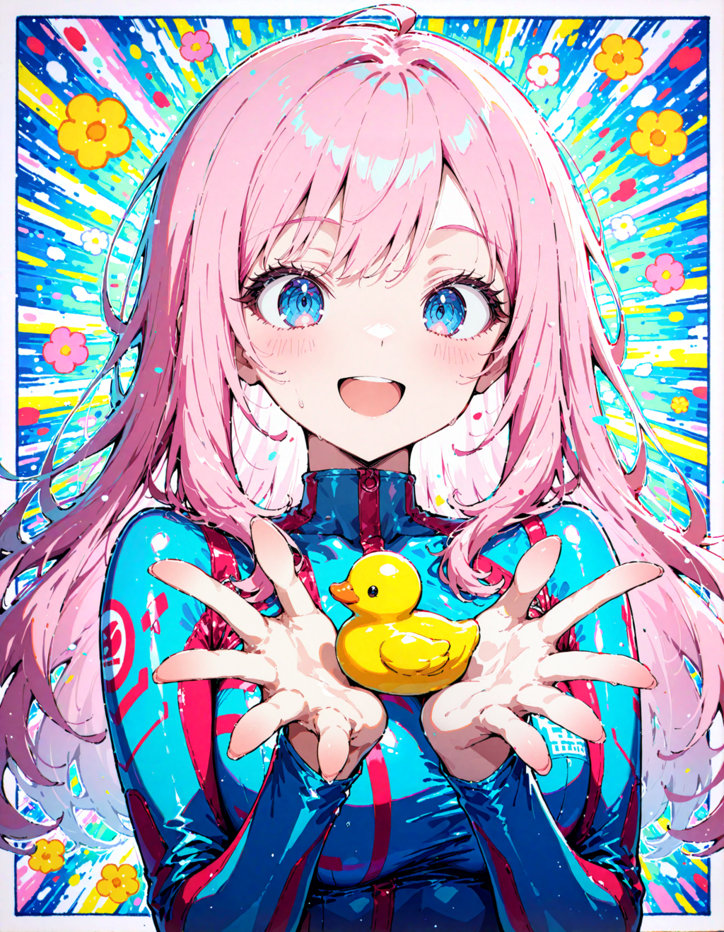 ラバースーツガール