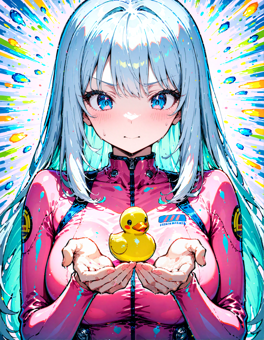 ラバースーツガール