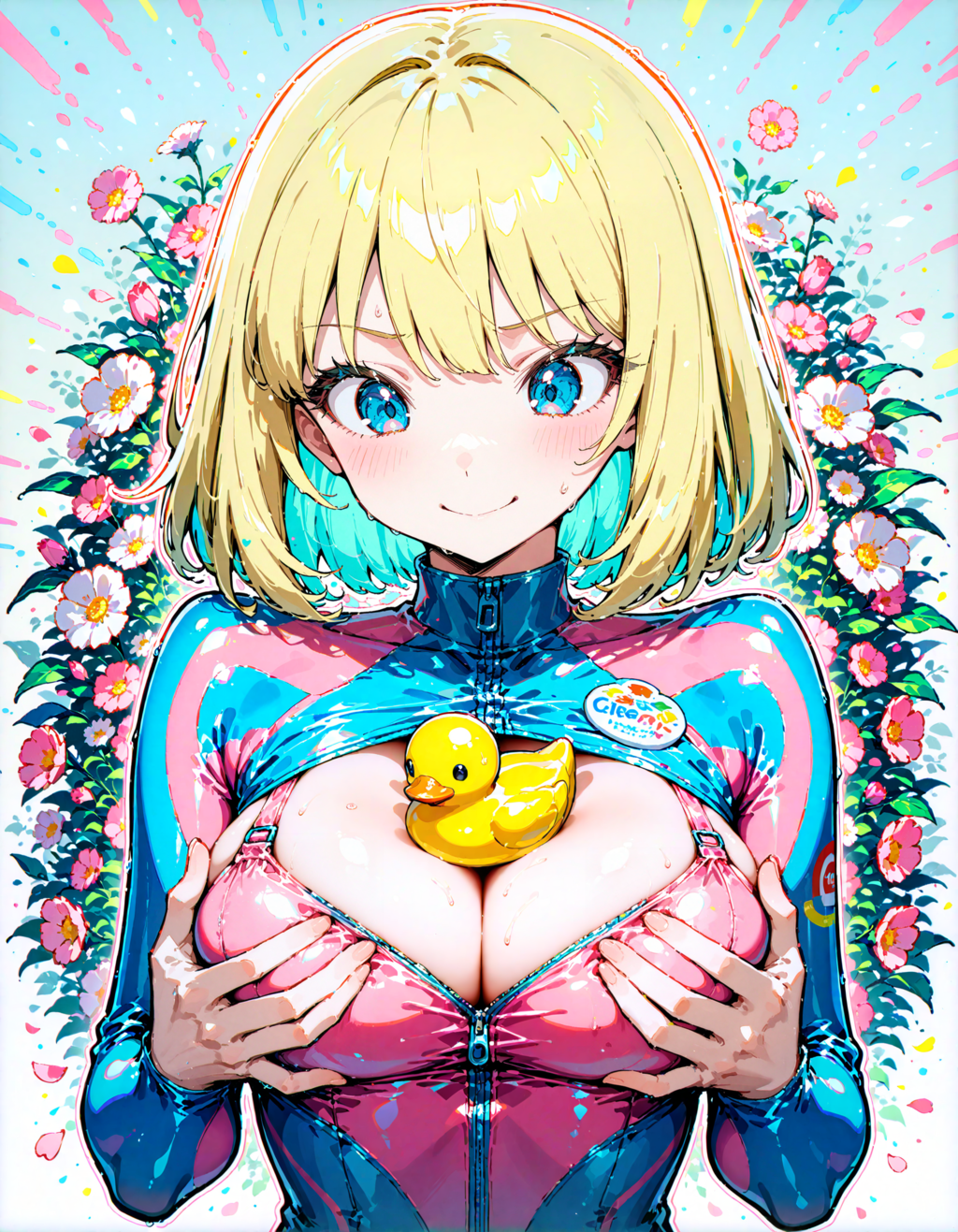 ラバースーツガール