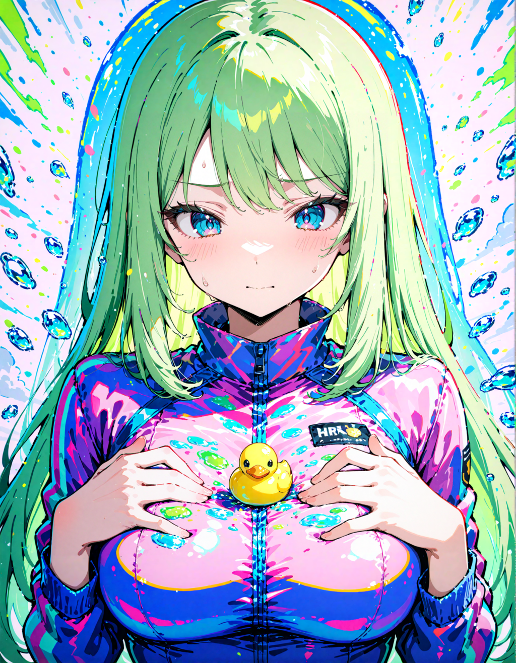 ラバースーツガール