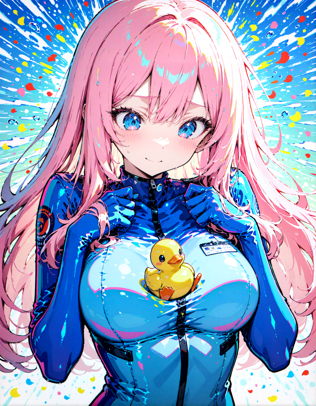 ラバースーツガール