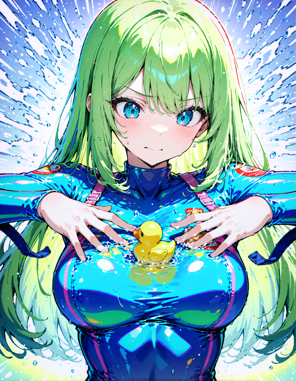 ラバースーツガール