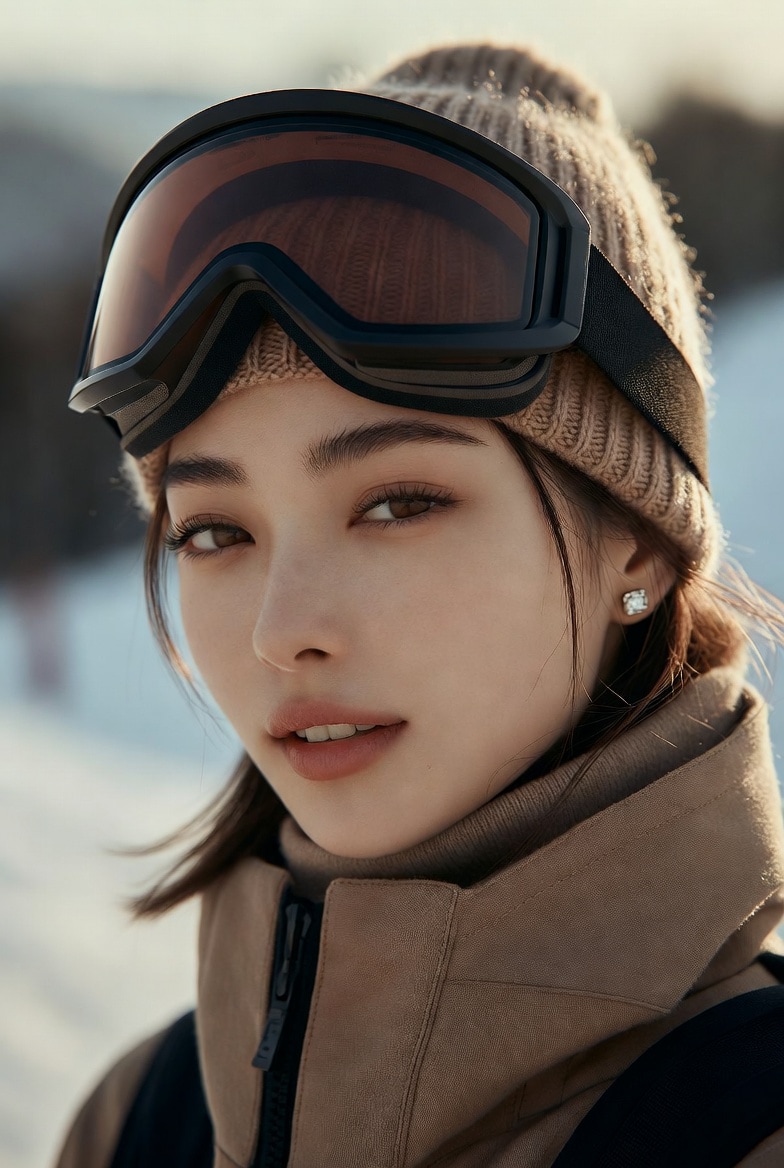 スキー場の美女【22枚】