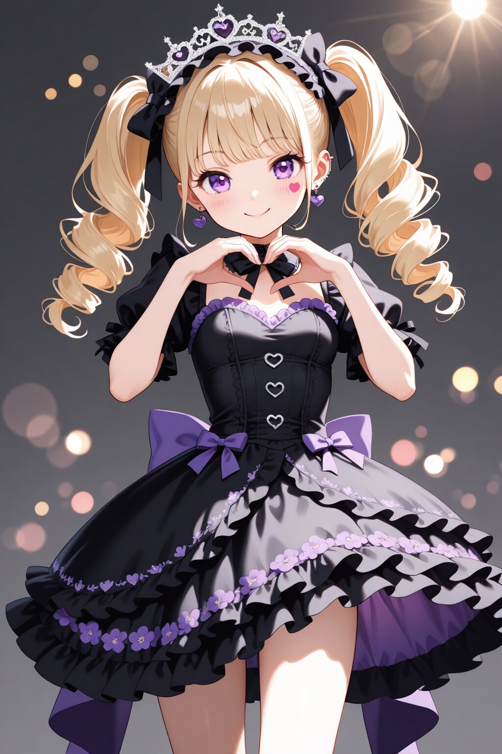 20260103【10枚】ゴシックロリータ風アイドル衣装の女性