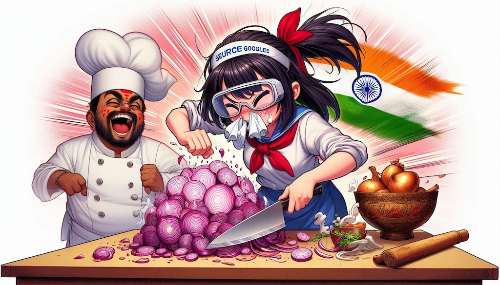 インド×ゴーグル×息止め×鼻ティッシュ（選外）