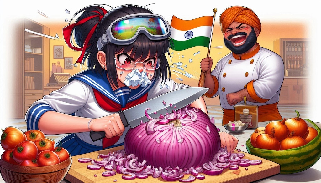 インド×ゴーグル×息止め×鼻ティッシュ（選外）