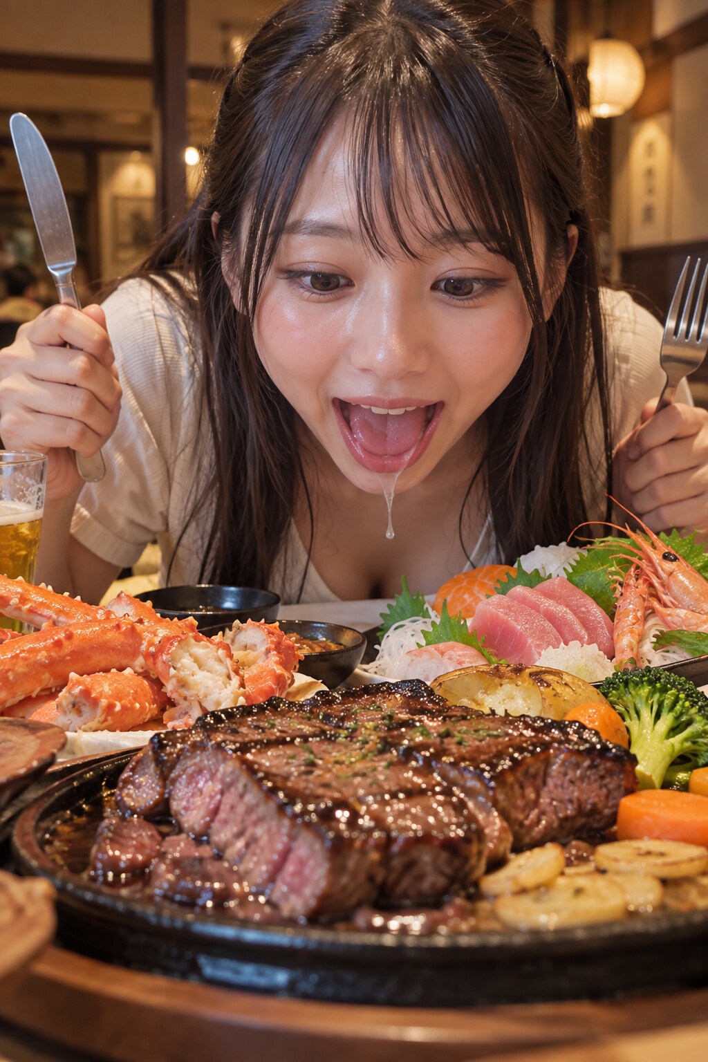 垂れてる