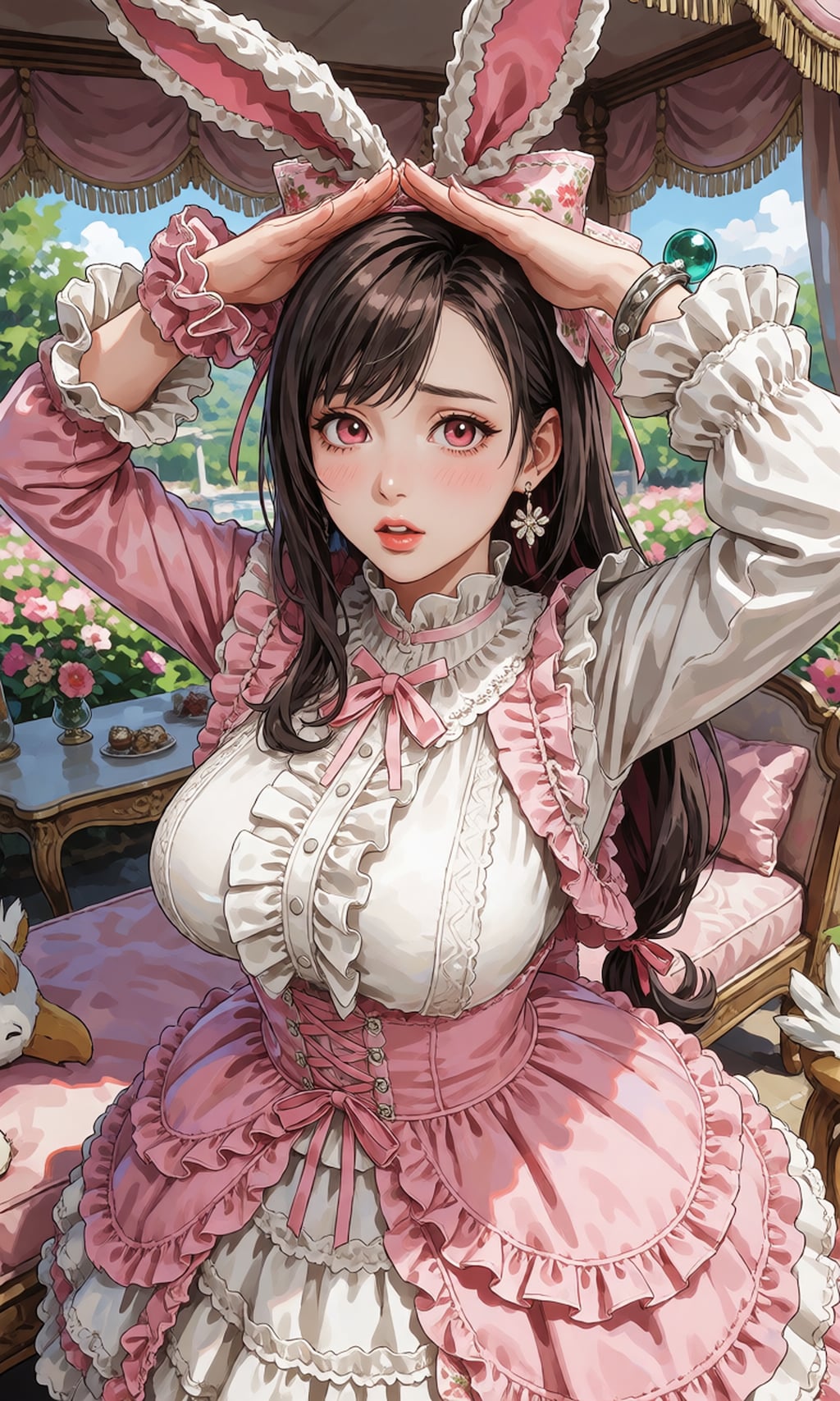 上手く出来ないティファさん