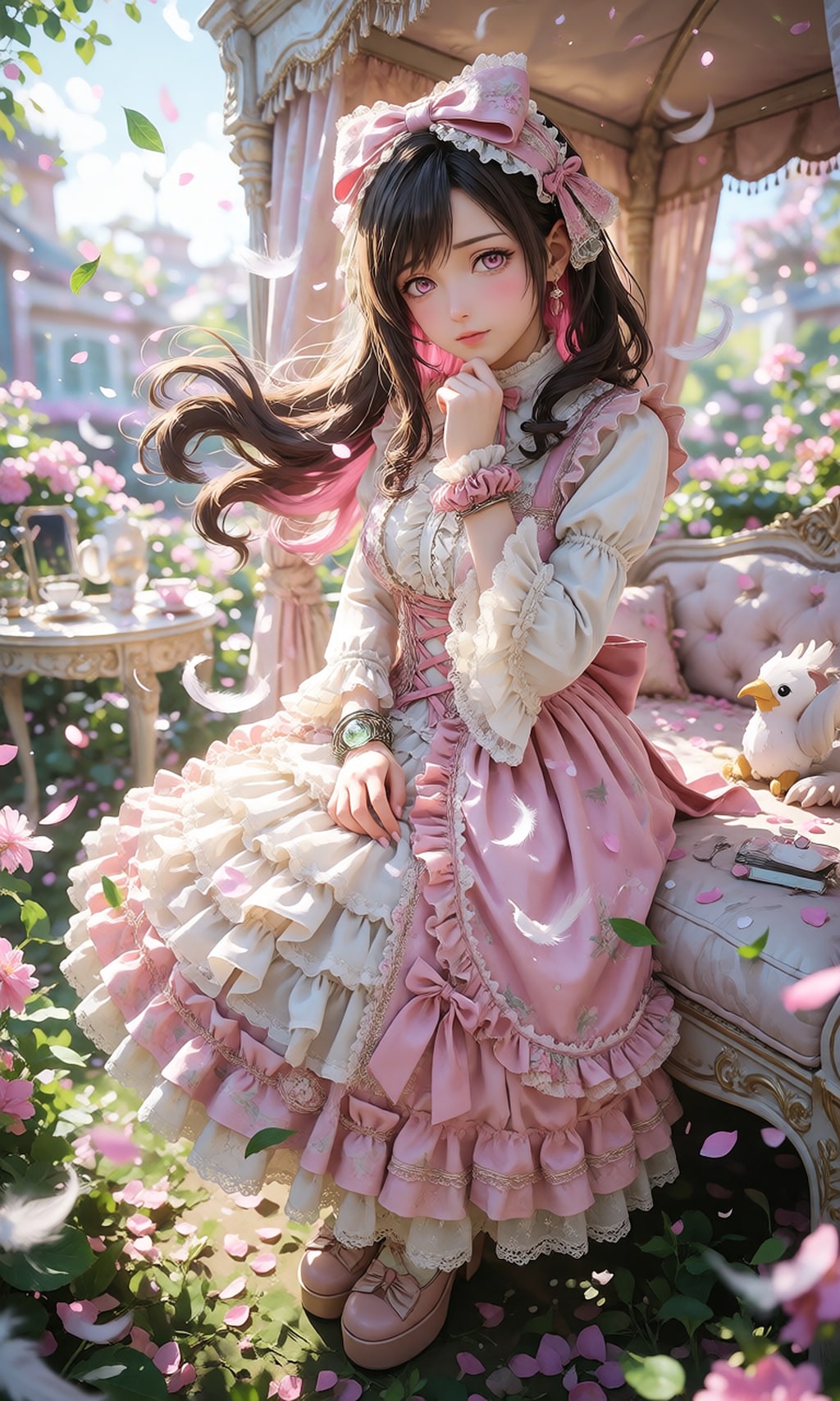 上手く出来ないティファさん