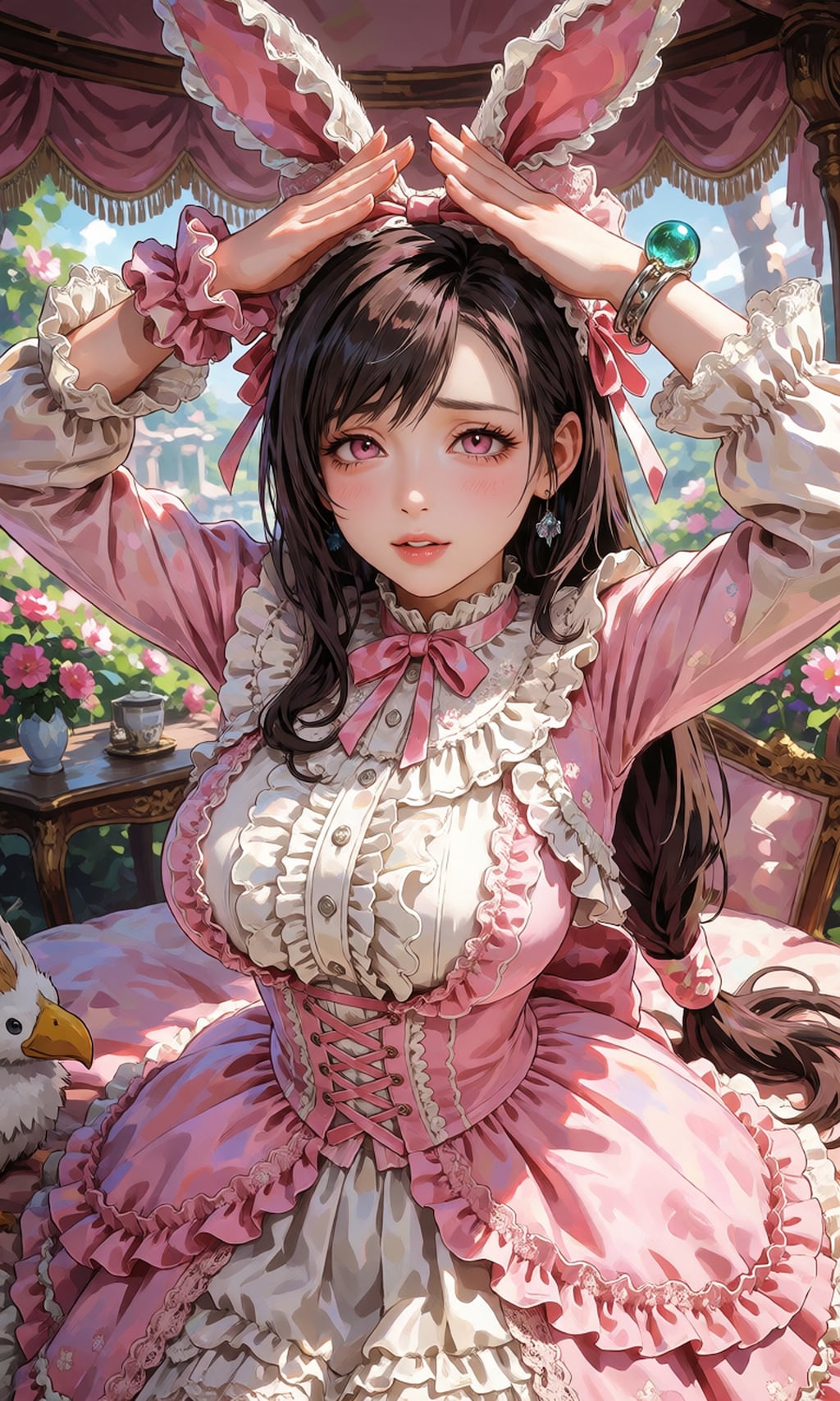 上手く出来ないティファさん