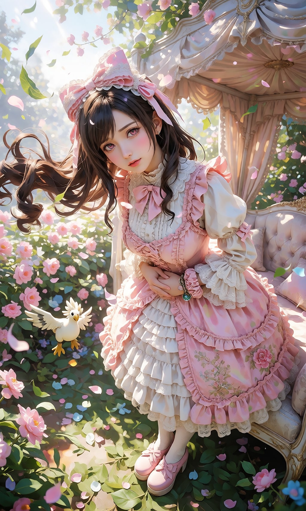 上手く出来ないティファさん