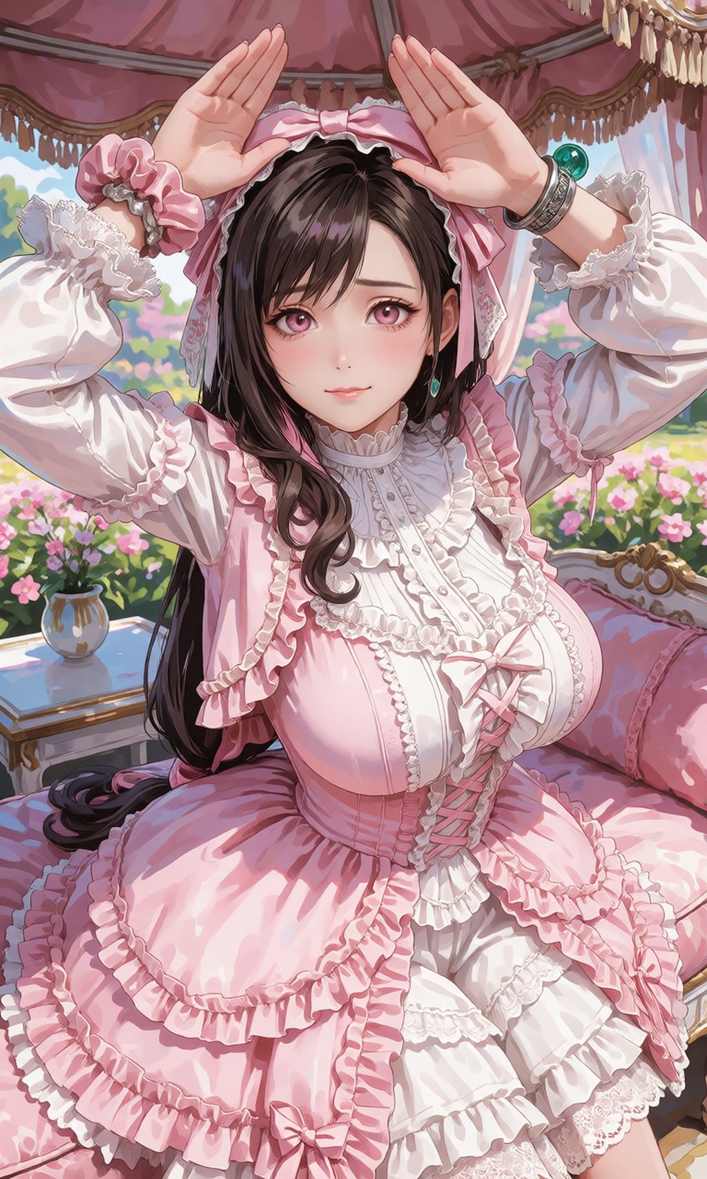 上手く出来ないティファさん