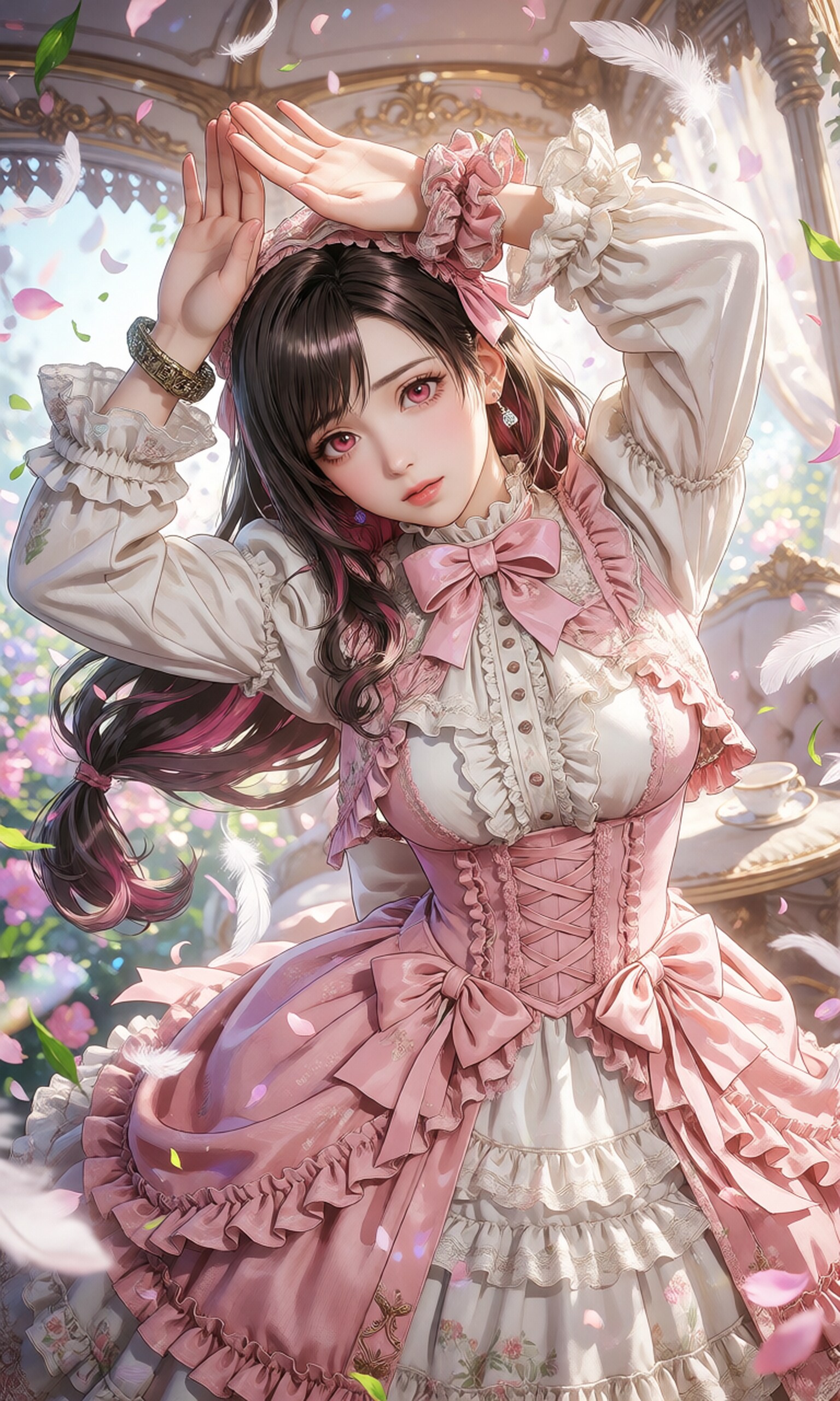 上手く出来ないティファさん