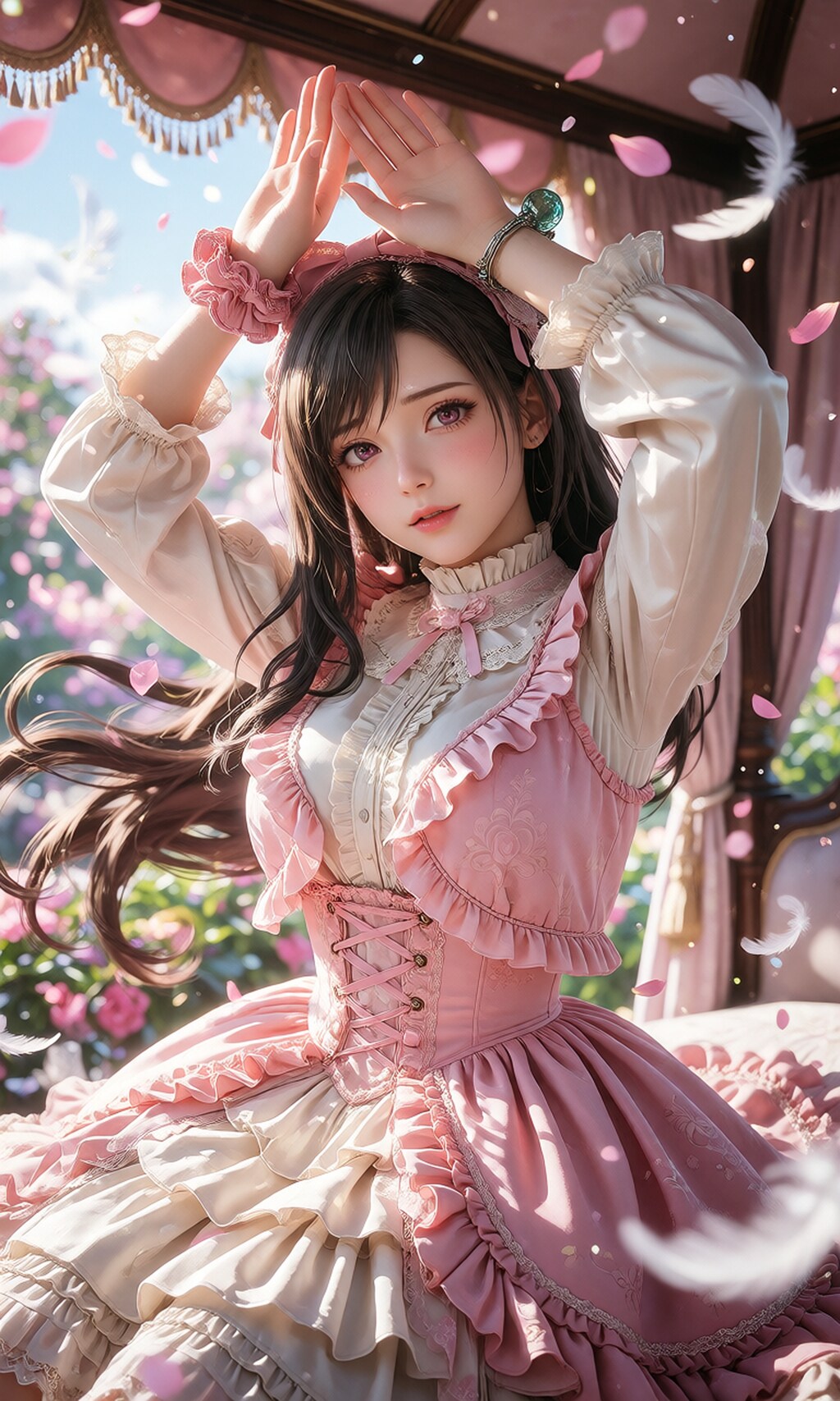 上手く出来ないティファさん
