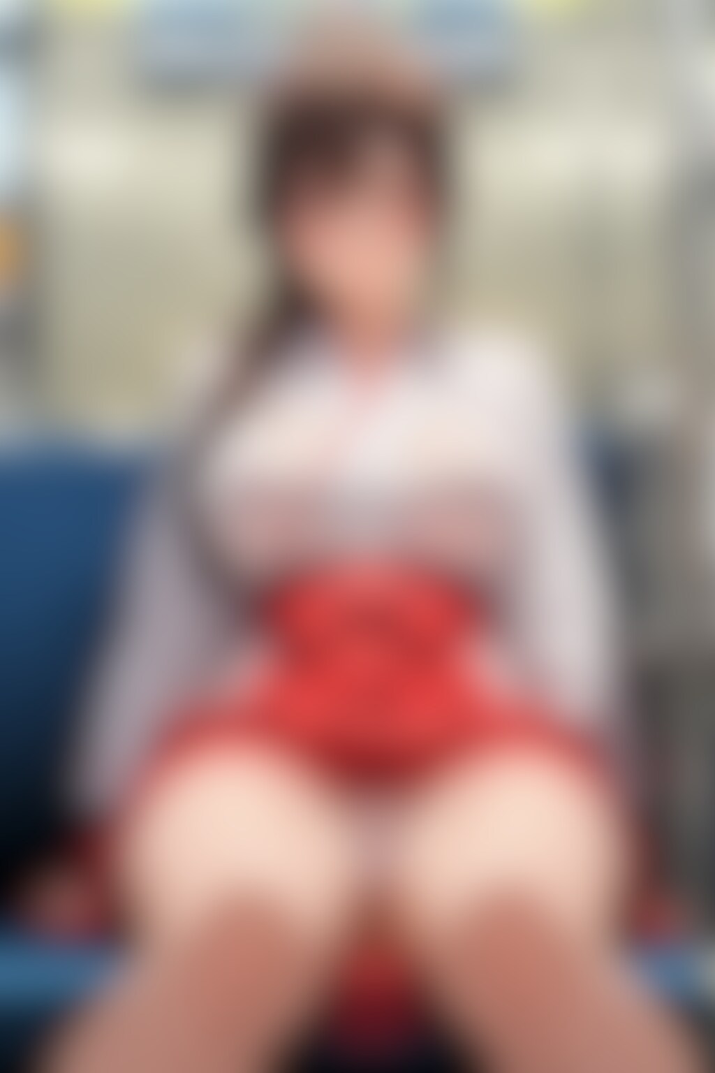 40枚:電車パンチラ巫女