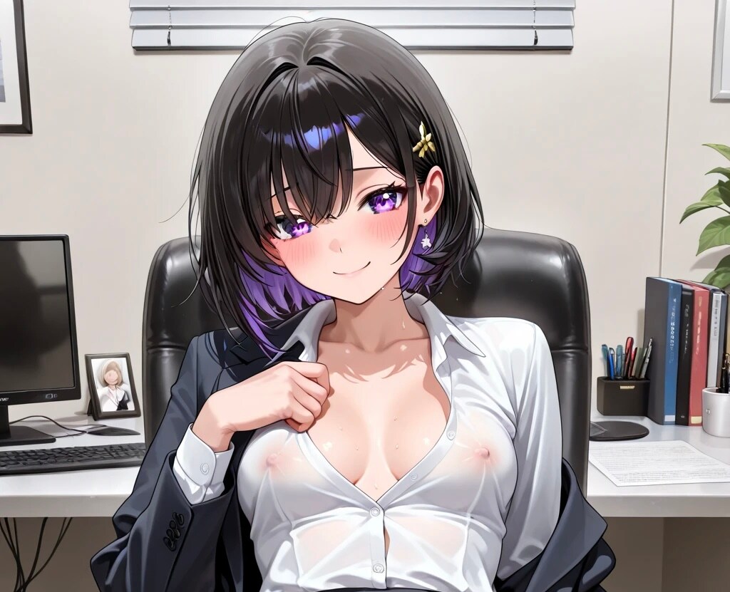 40枚:ノーブラOL