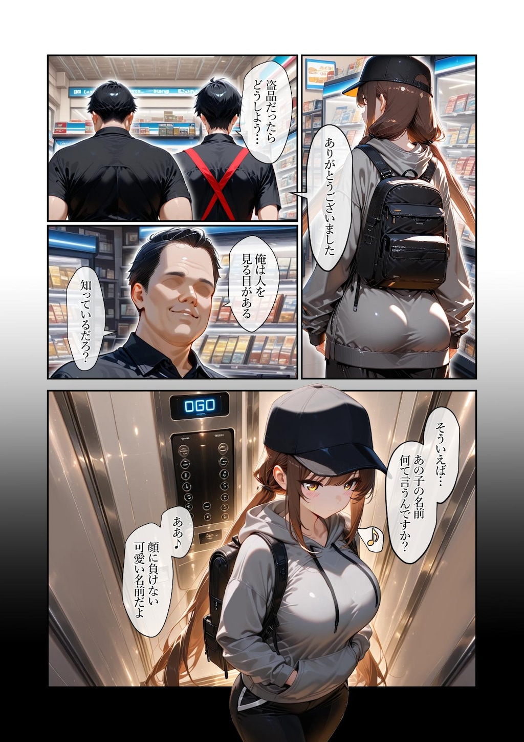 手描き加筆漫画・体験版後編