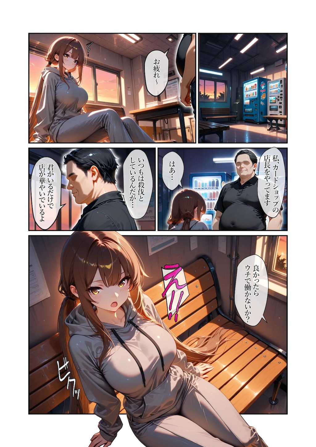 手描き加筆漫画・体験版後編