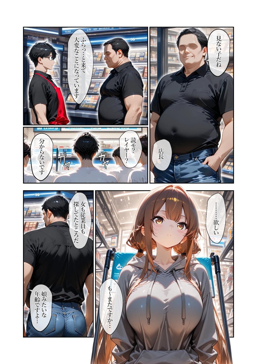 手描き加筆漫画・体験版後編