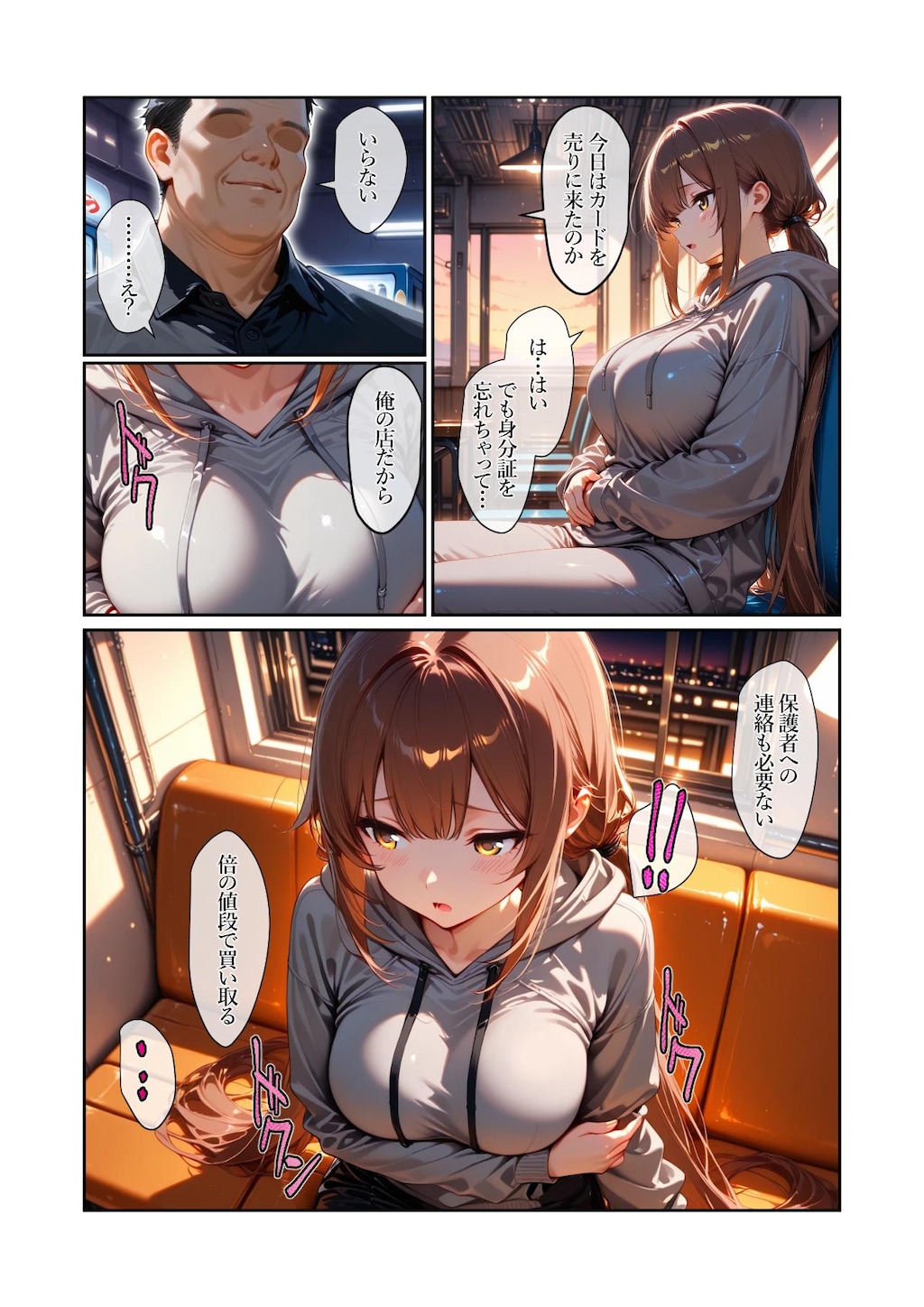 手描き加筆漫画・体験版後編