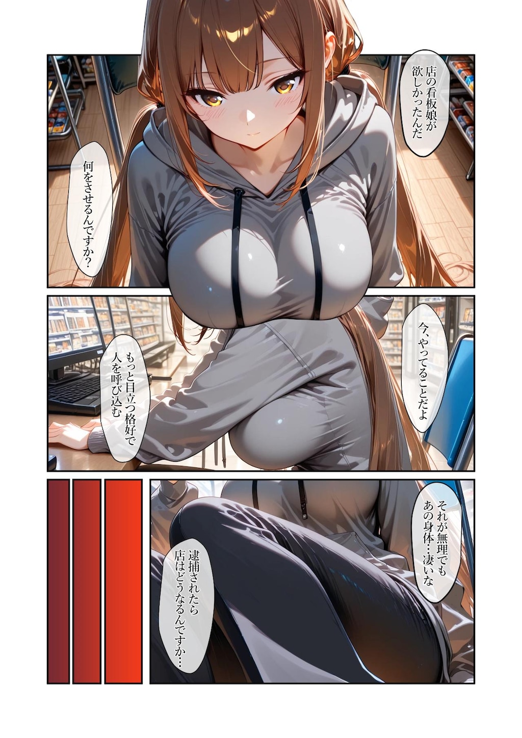 手描き加筆漫画・体験版後編