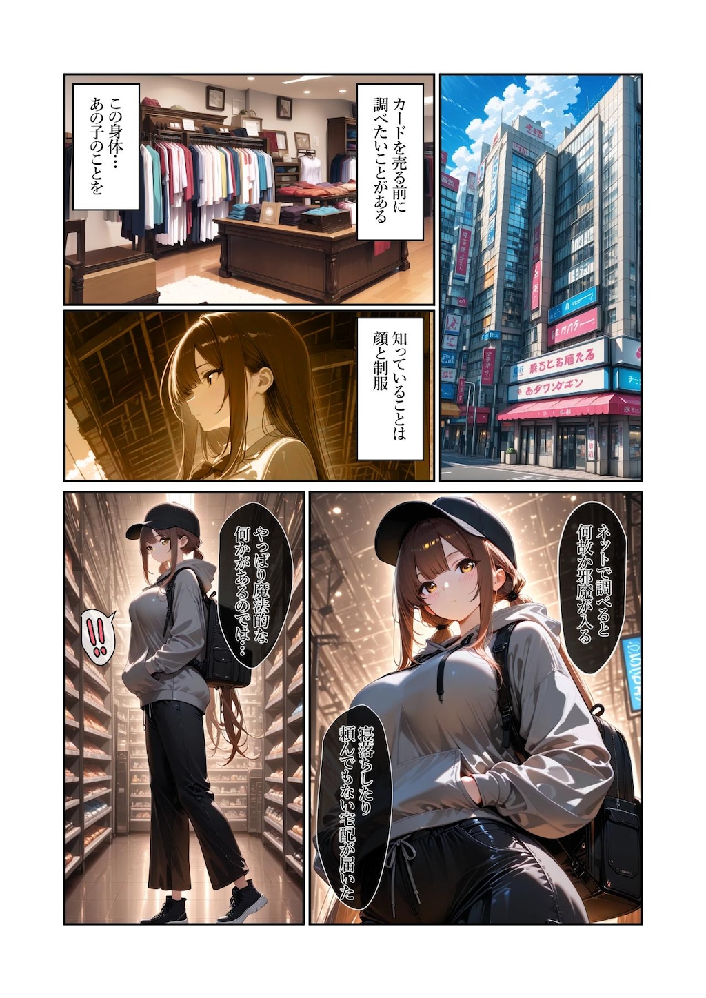 手描き加筆漫画・体験版後編