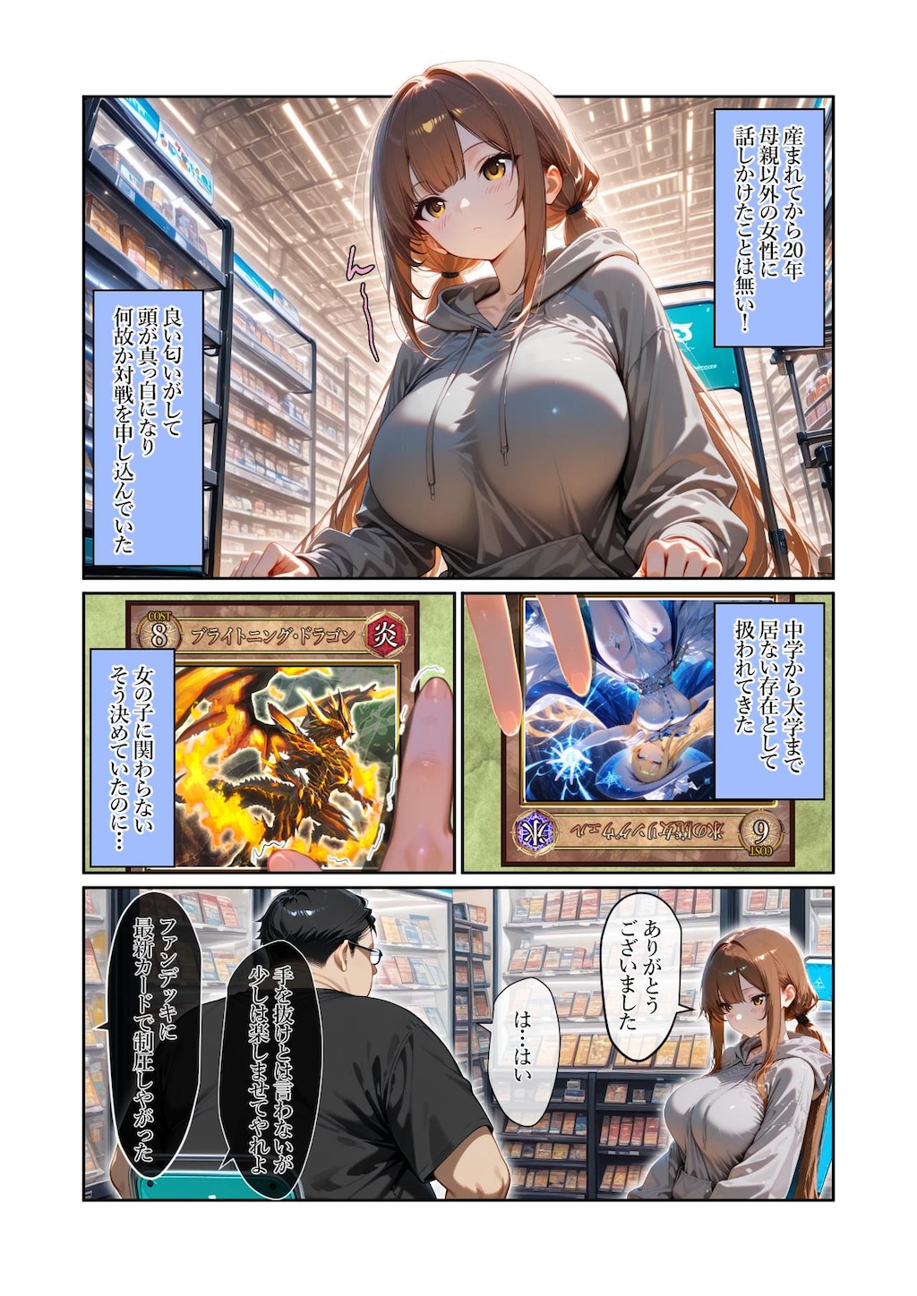 手描き加筆漫画・体験版後編