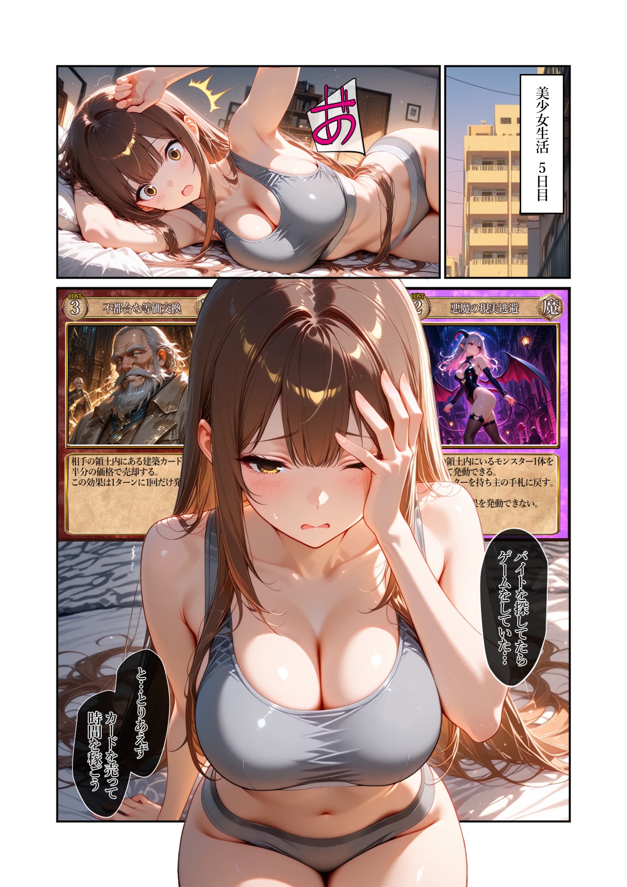 手描き加筆漫画・体験版後編