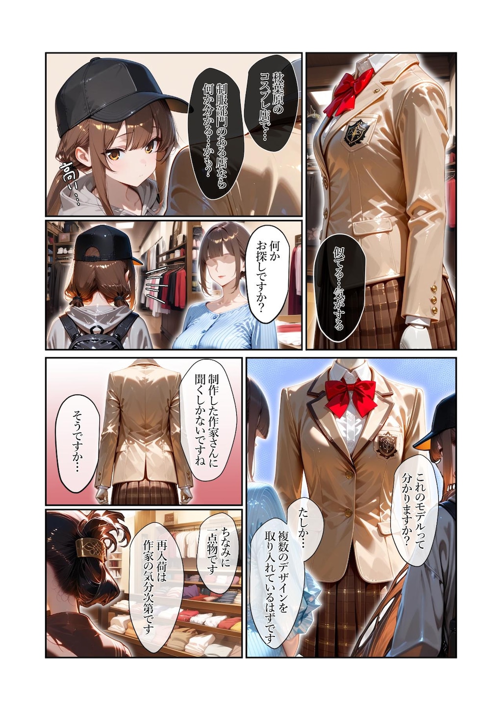 手描き加筆漫画・体験版後編