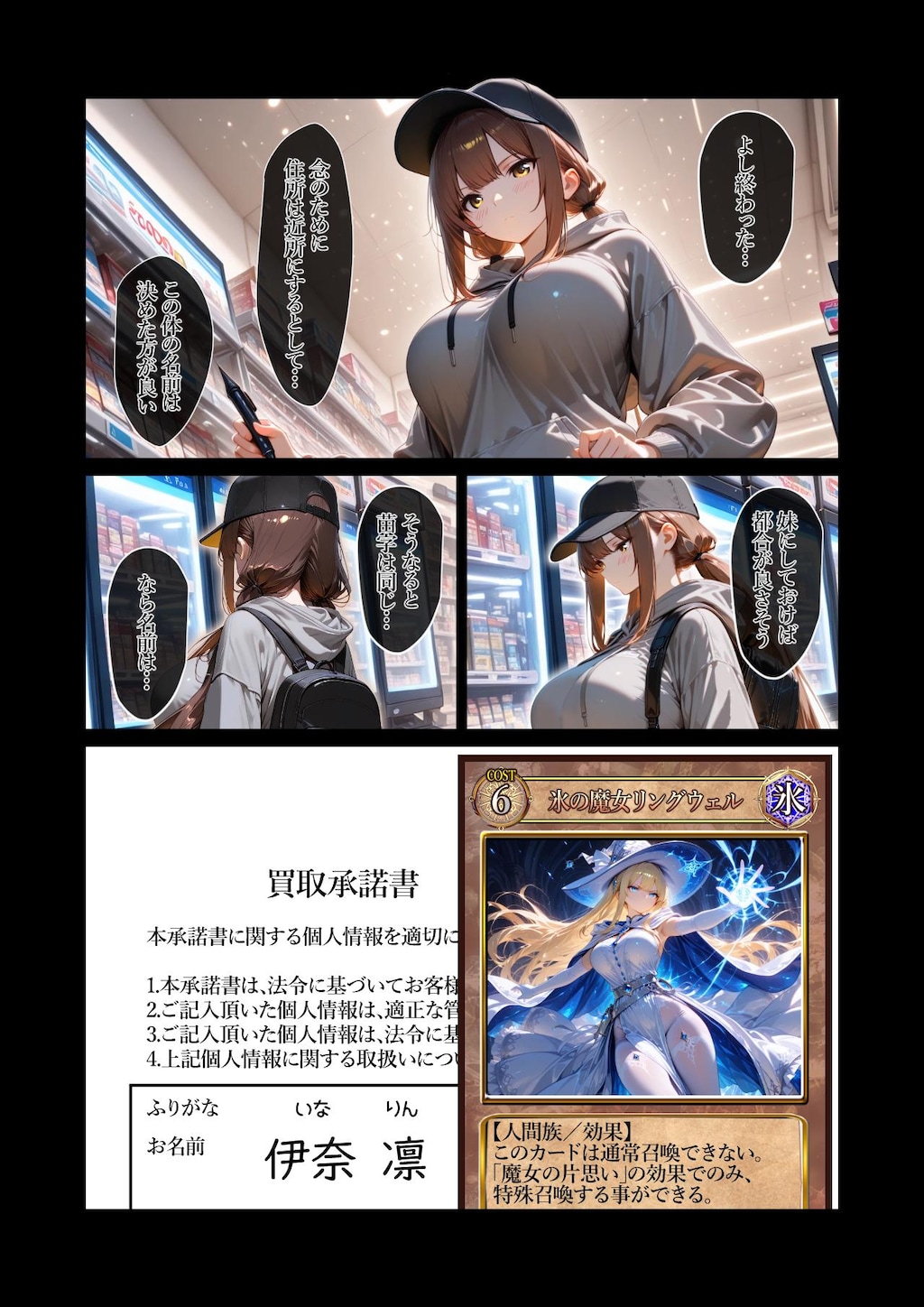 手描き加筆漫画・体験版後編